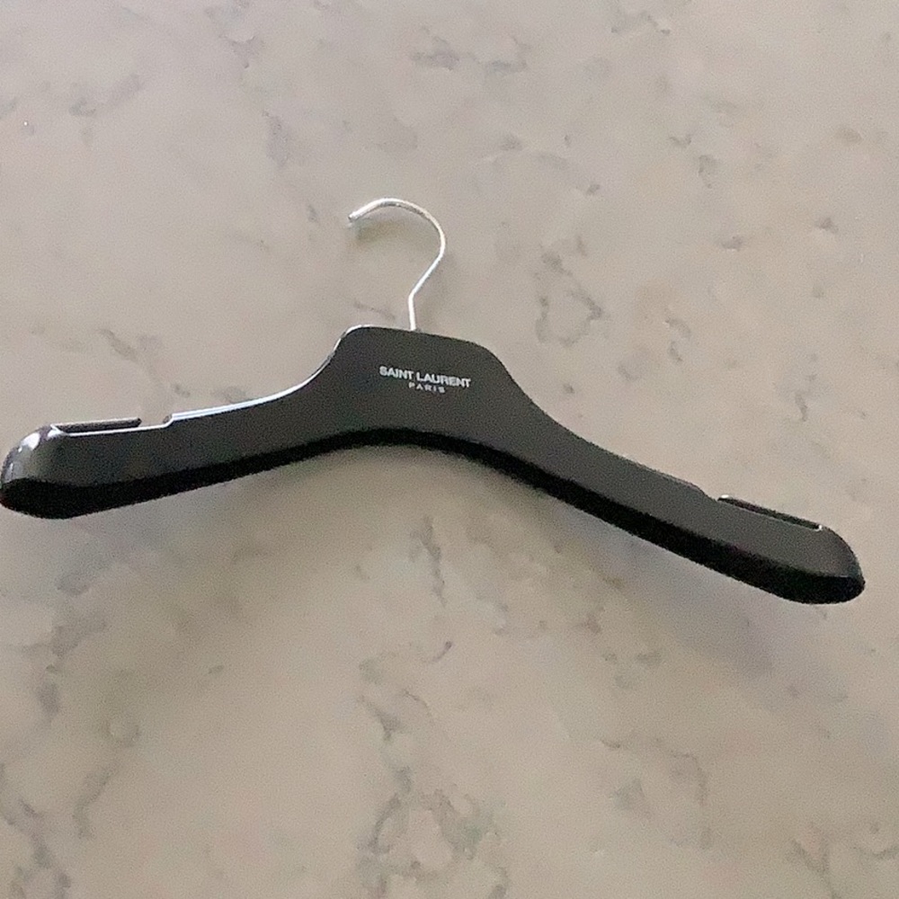 Saint Laurent Paris black coat hanger